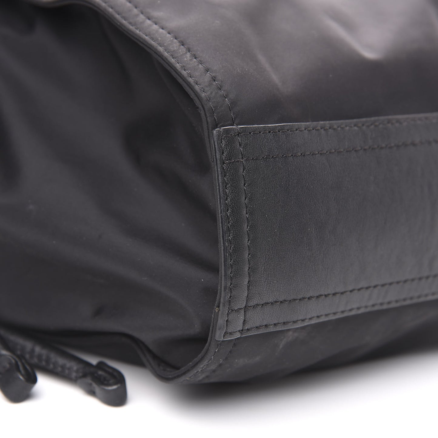 Nylon Small Buckleigh Packable Tote Black