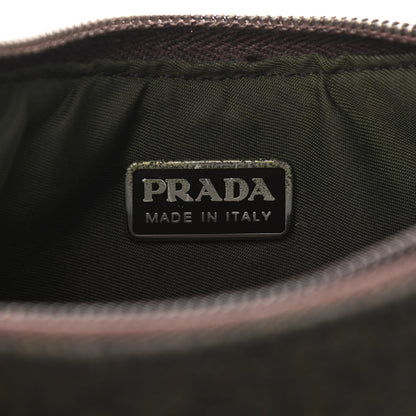 Prada Wool Sport Shoulder Bag Brown 8 of 10