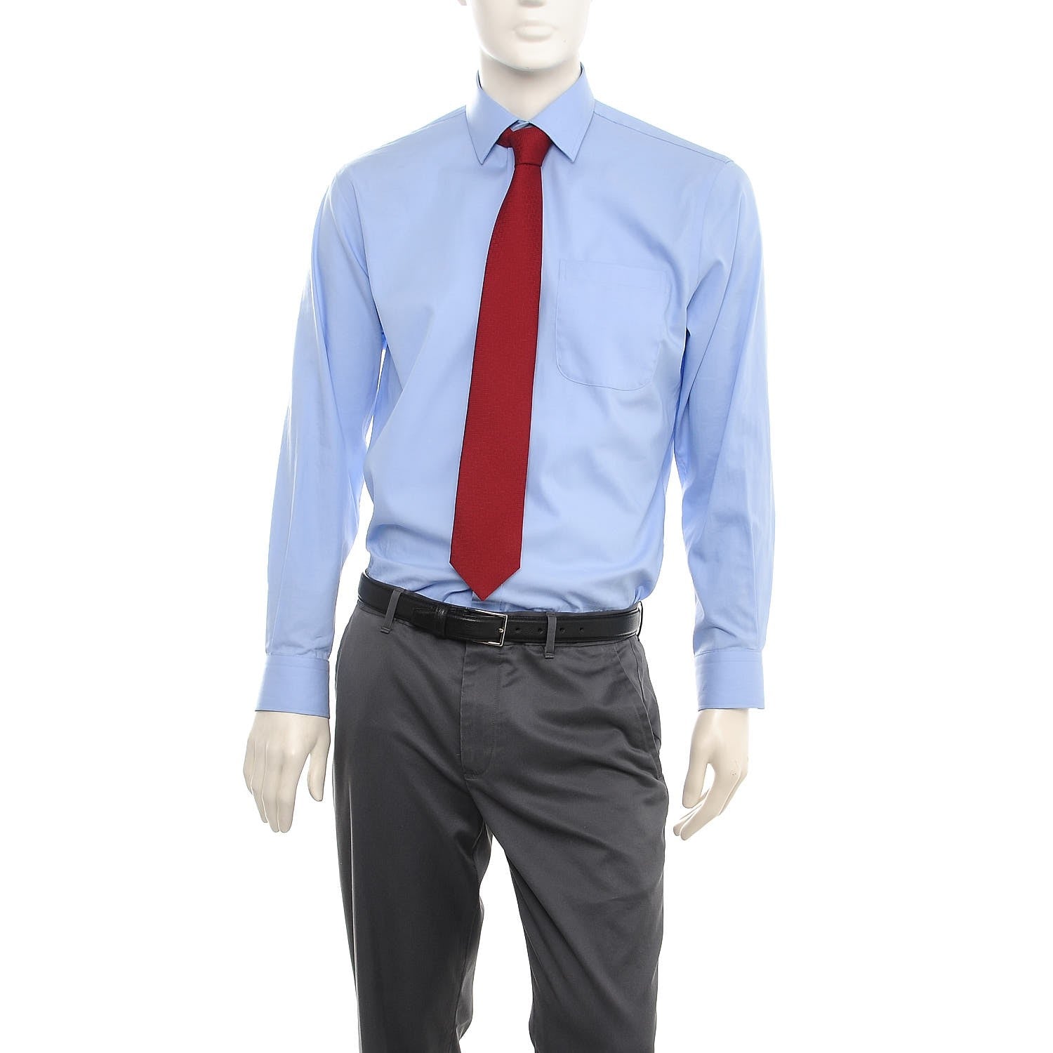 Hermes Mens Silk New Faconnee Neck Tie Rouge Cardinal 2 of 5