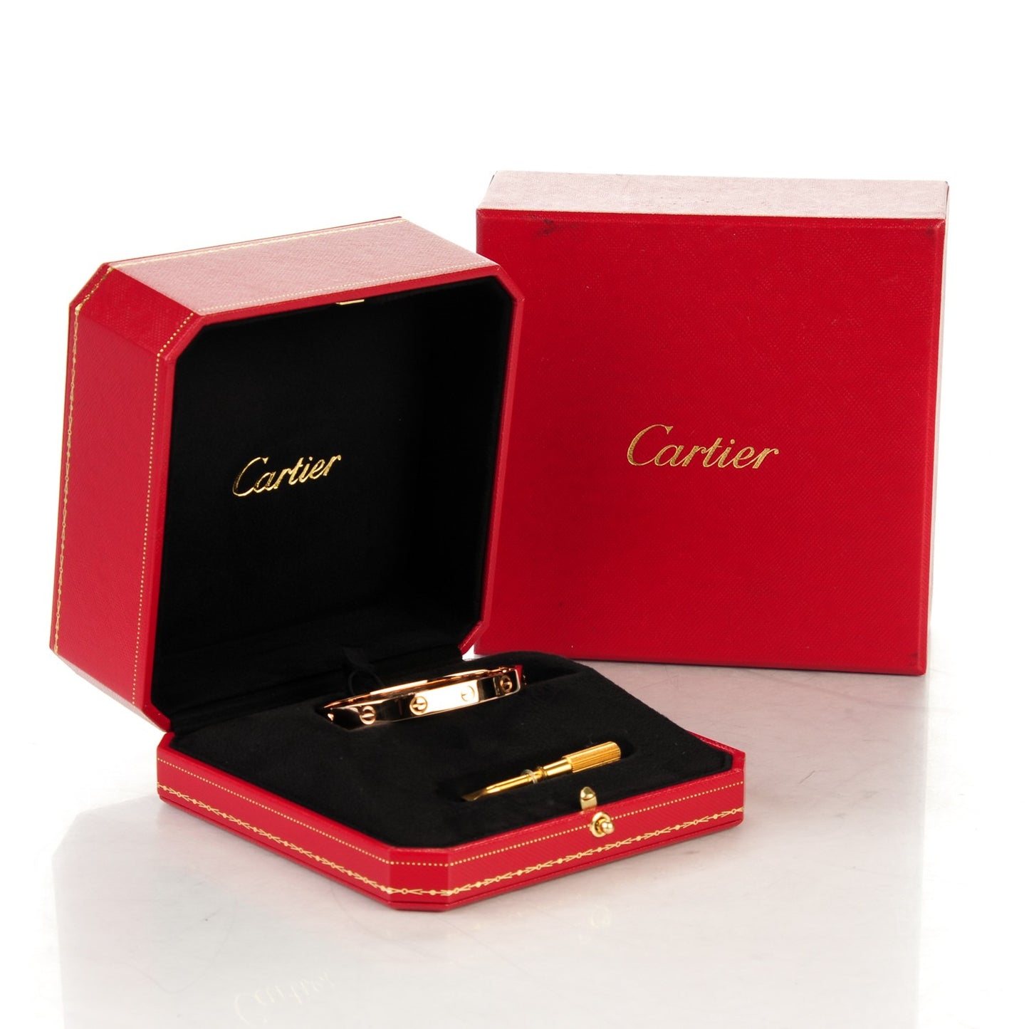 18K Pink Gold LOVE Bracelet 16