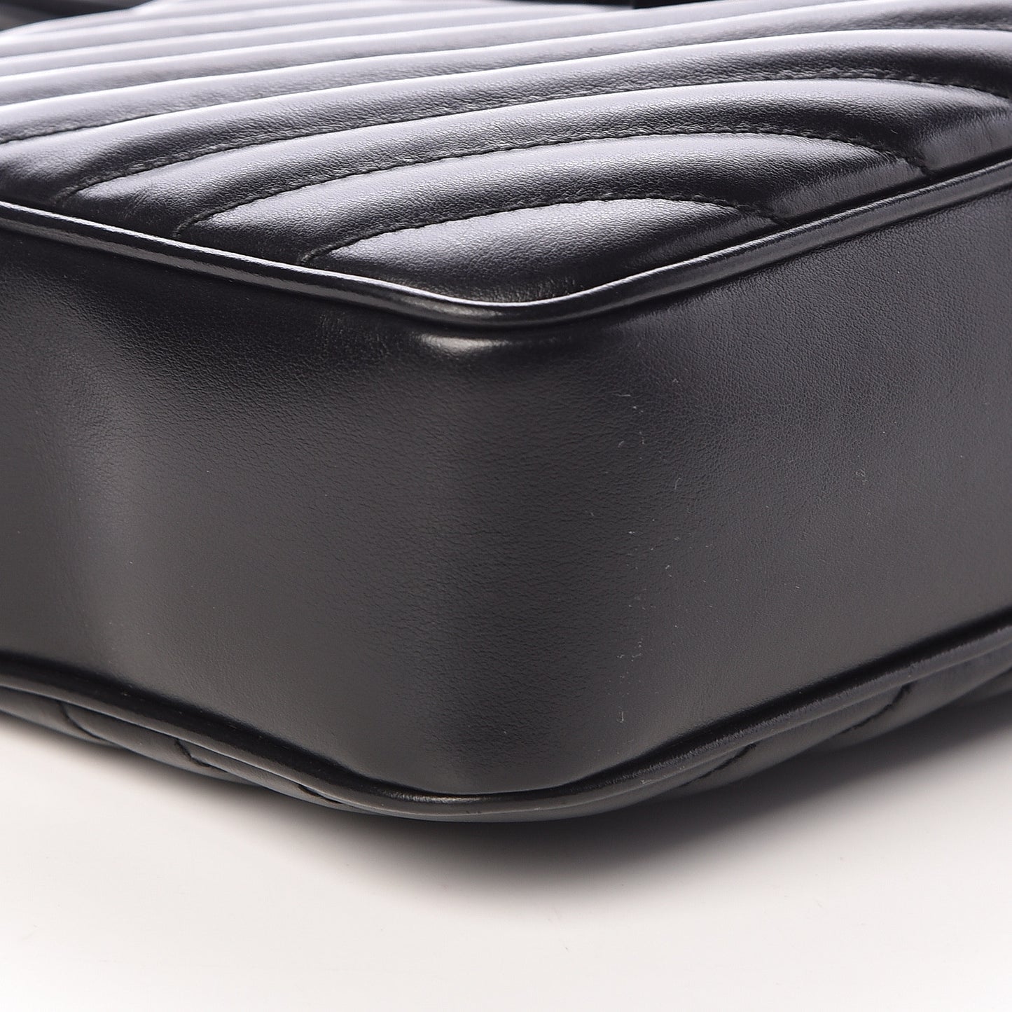 Calfskin Matelasse Monogram Lou Camera Bag Black