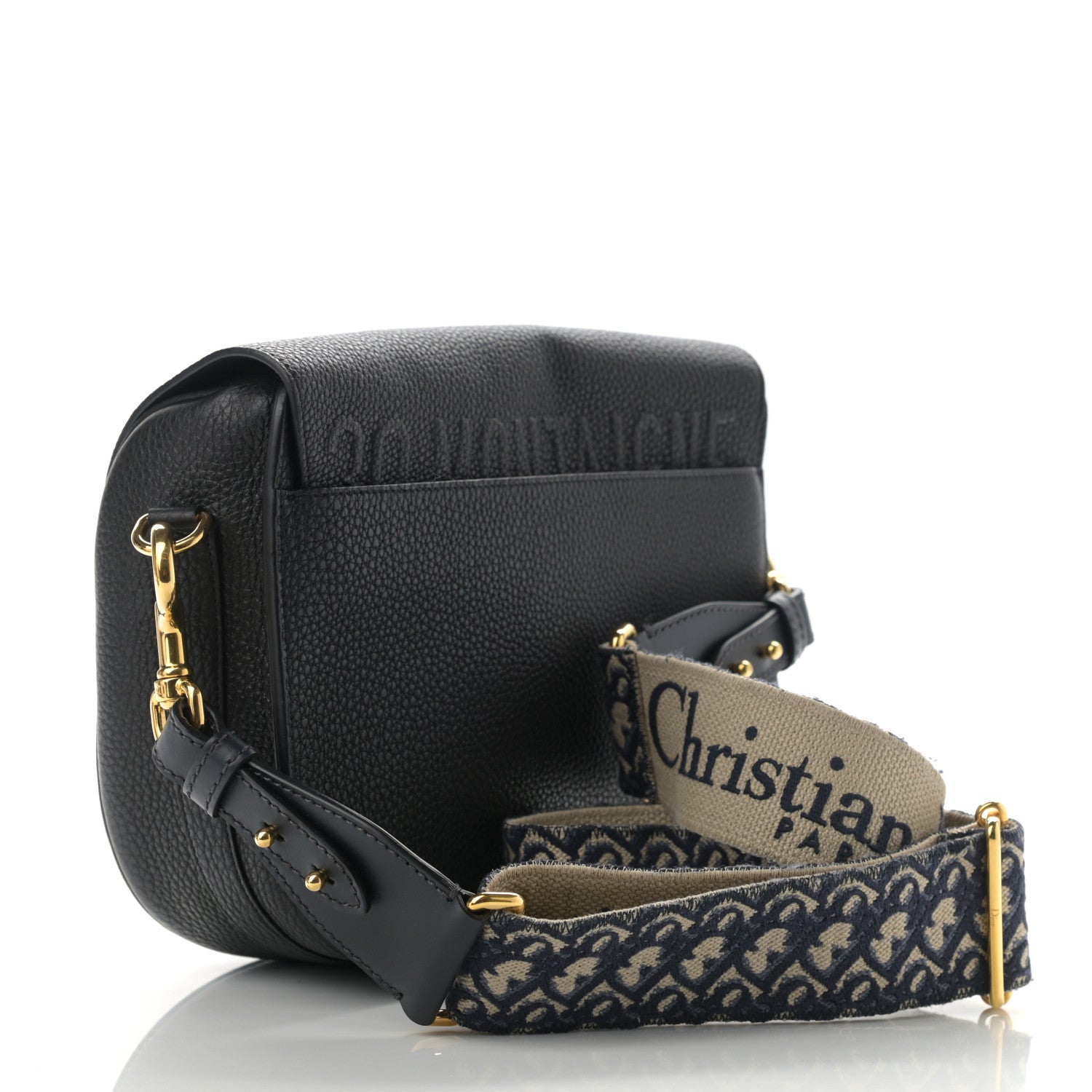 Christian Dior Grained Calfskin Large Bobby Flap Black 3 of 12