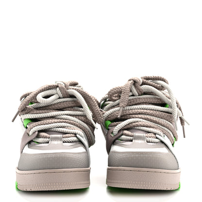 Louis Vuitton Calfskin Mens LV Skate Sneaker 9 Grey Green 3 of 10