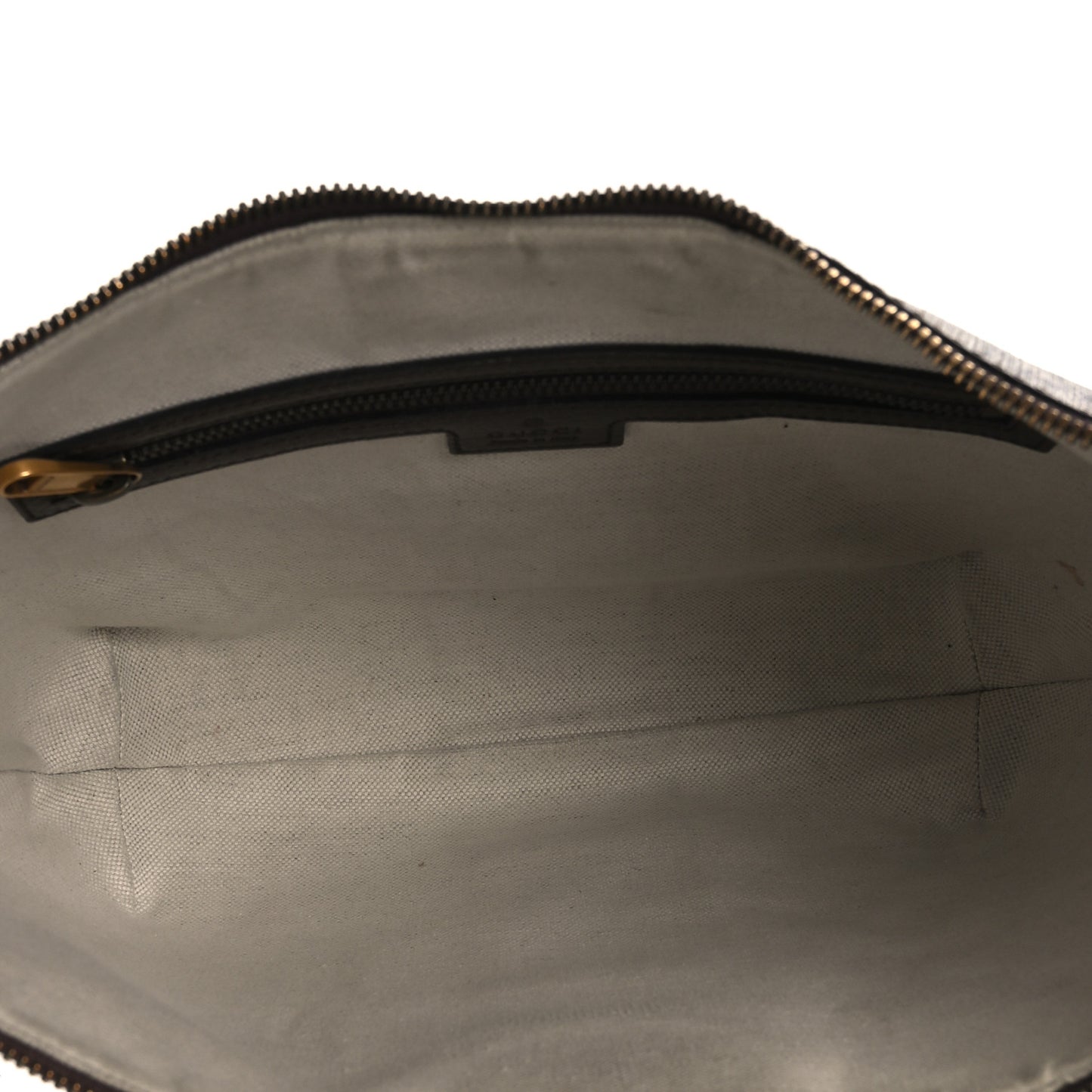 GG Supreme Monogram Web Small Ophidia Half Moon Hobo Brown