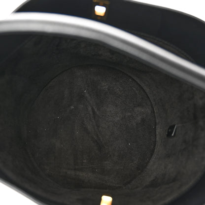 Celine Smooth Calfskin Bucket 16 Bag Black 6 of 9
