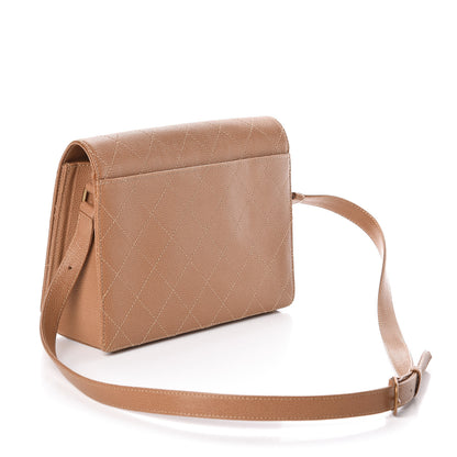 Chanel Calfskin Stitched Mademoiselle Flap Brown 3 of 11