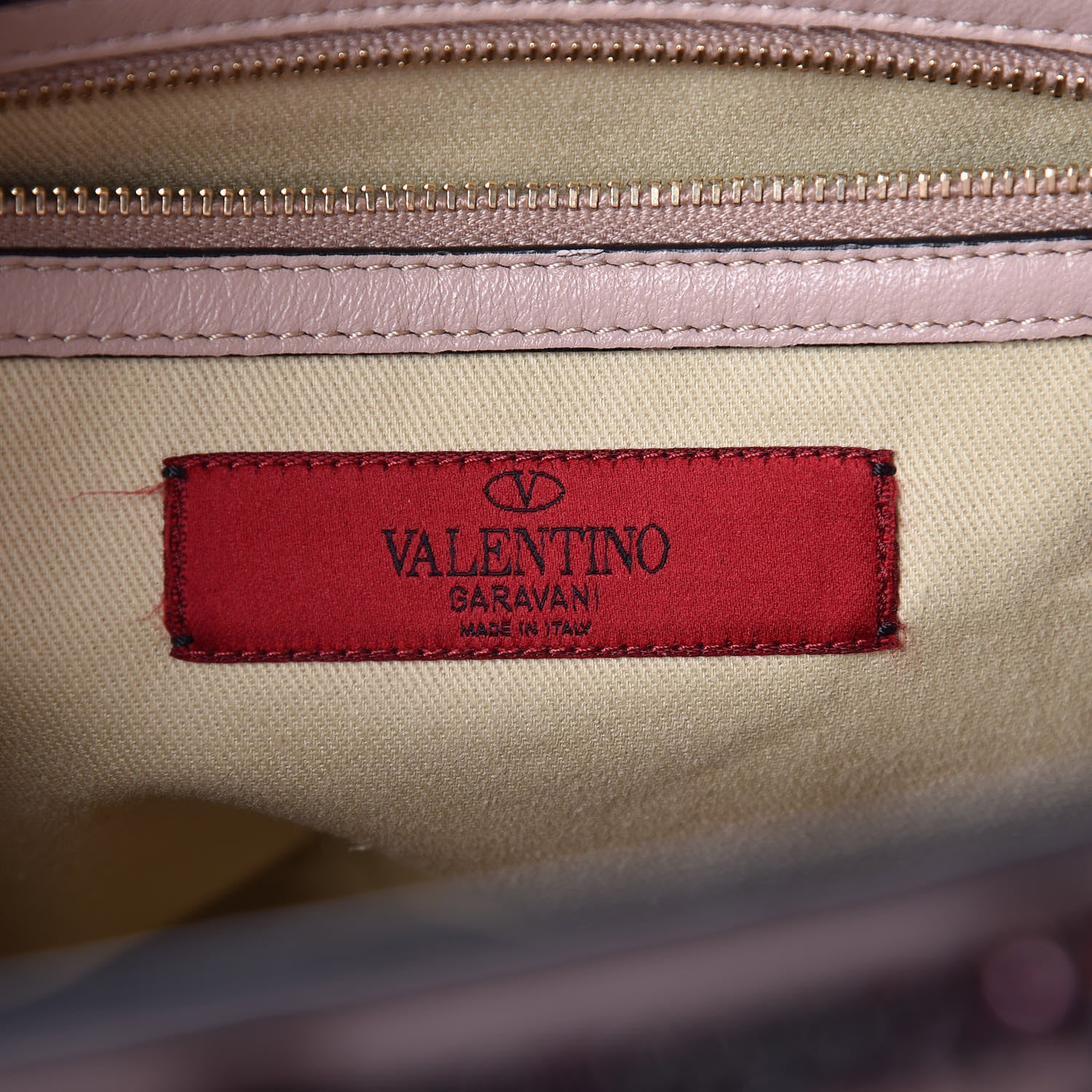 Valentino Garavani Nappa Crystal B Diamond Tote Light Pink 6 of 17