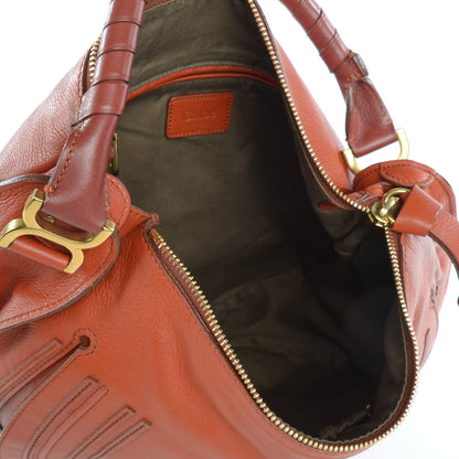 Chloe Calfskin Large Marcie Hobo Whiskey 5 of 8