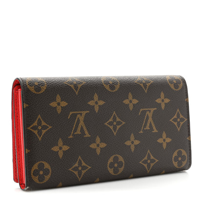 Louis Vuitton Monogram 2020 Christmas Animation Sarah Wallet Coquelicot 3 of 12
