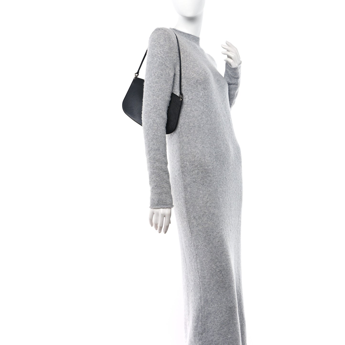 Epi Demi Lune Pochette Black