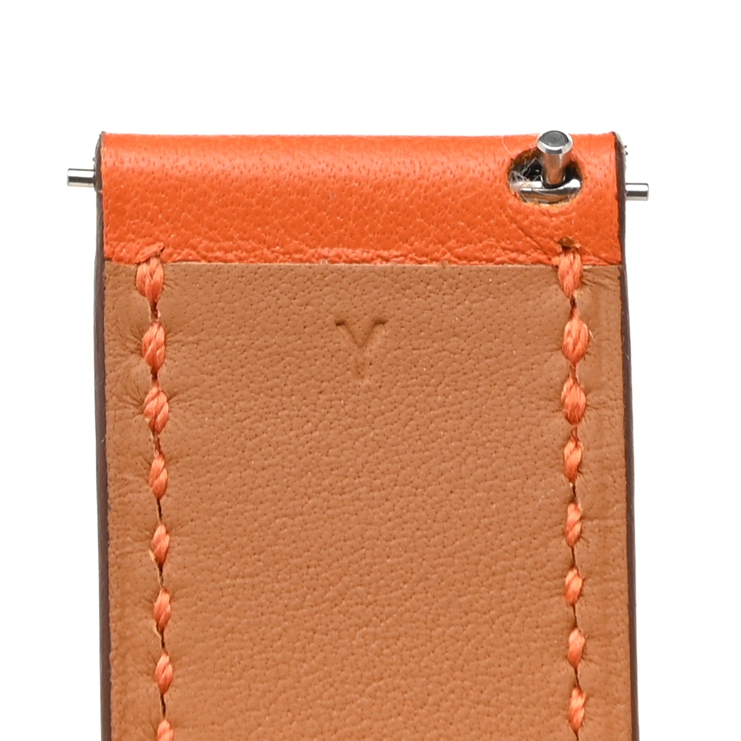 Hermes Swift 29mm Cape Cod Watch Strap Orange 6 of 7
