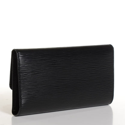 Louis Vuitton Epi Porte Tresor International Wallet Black 3 of 7