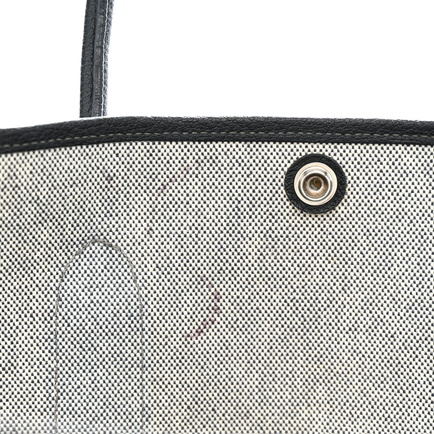 Hermes Buffle Skipper Toile Garden Party 36 MM Tote Black 12 of 18