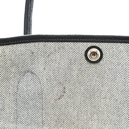 Hermes Buffle Skipper Toile Garden Party 36 MM Tote Black 12 of 18