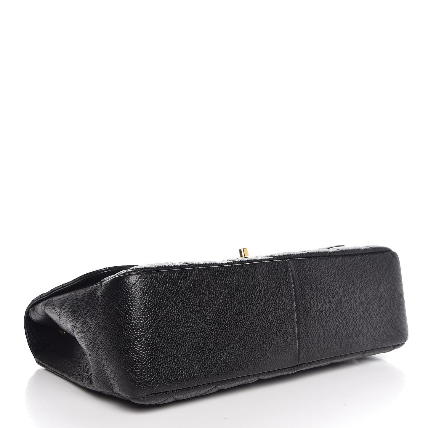 Caviar Quilted Jumbo Single Flap Black