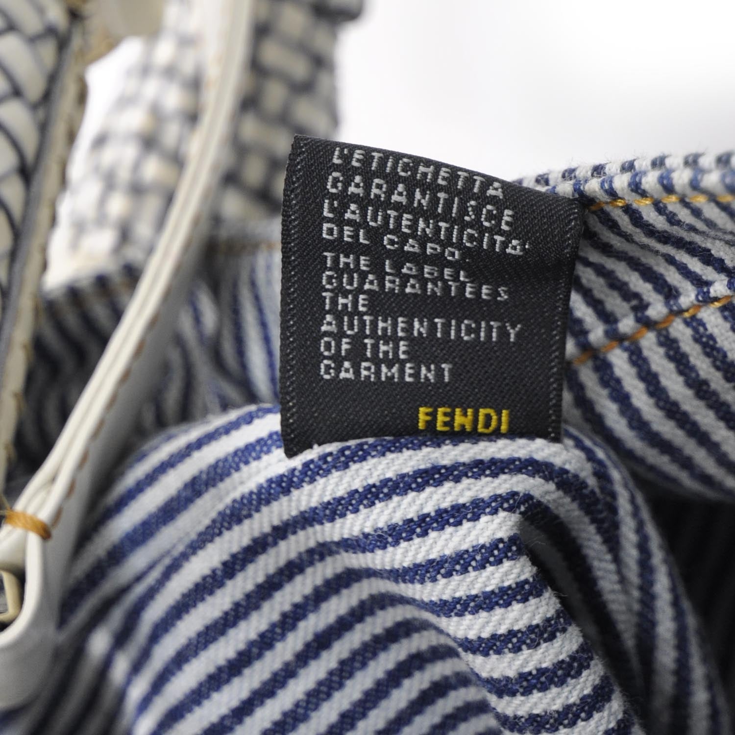 Fendi Denim Striped Spy Blue 10 of 11