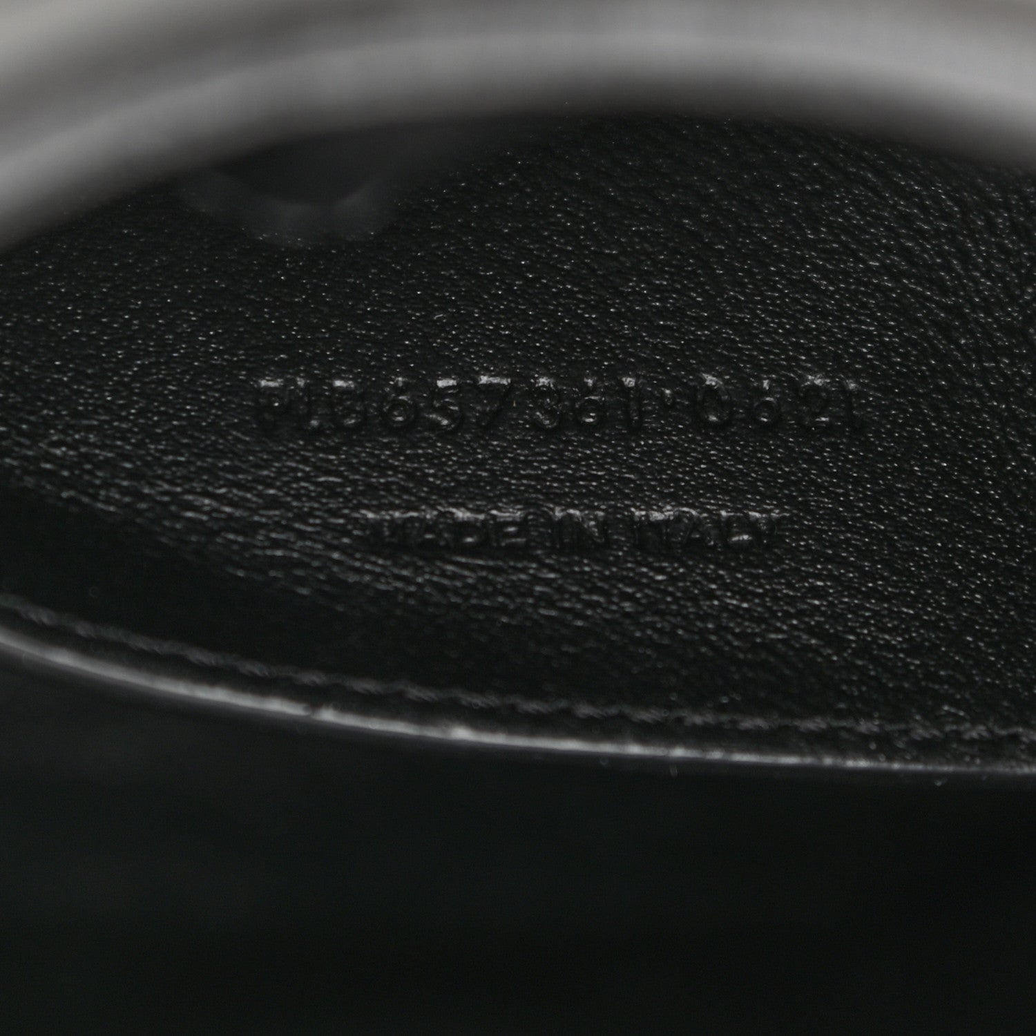Saint Laurent Lambskin Quilted Monogram Baby Victoire Chain Clutch Bag Black 7 of 10