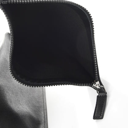 Versace Grained Calfskin Palazzo Medusa Shopping Tote Black 7 of 8