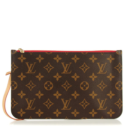 Louis Vuitton Monogram Neverfull MM GM Pochette Cherry 1 of 8