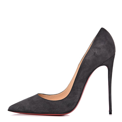 Christian Louboutin Veau Velours So Kate 120 Pumps 41.5 Fusain 1 of 8