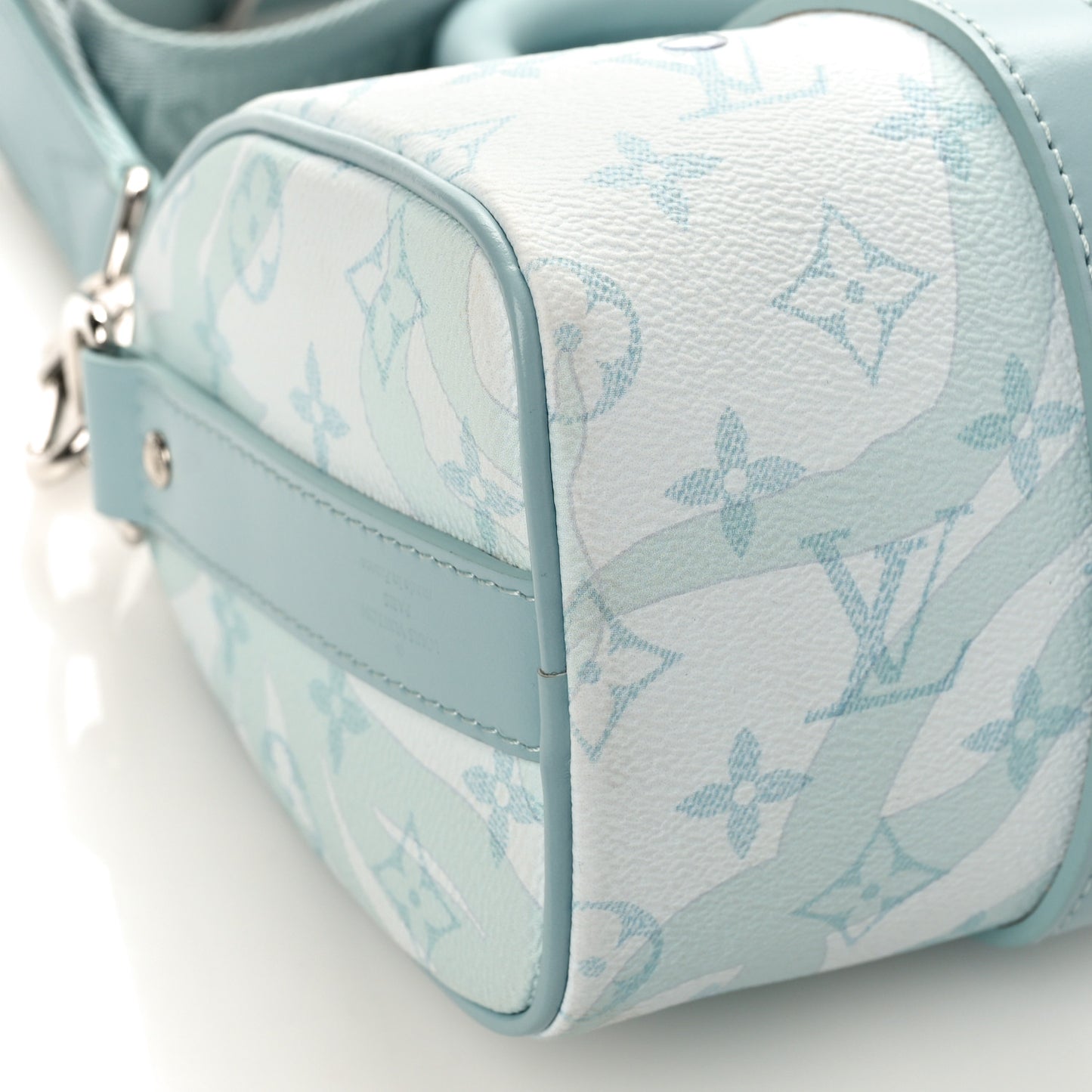 Monogram Aquagarden Keepall Bandouliere 25 Crystal Blue