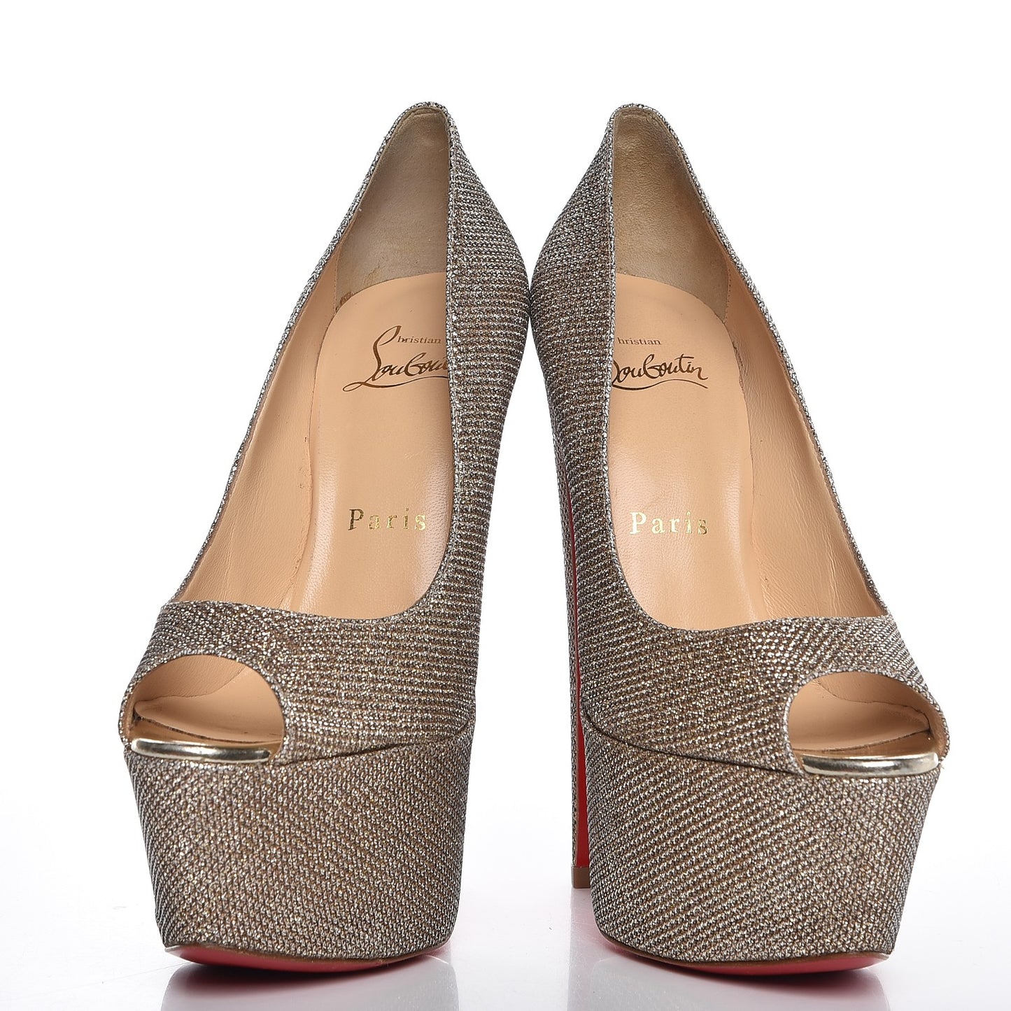 Glitter Fabric Altareva 160 Pumps 35 Gold