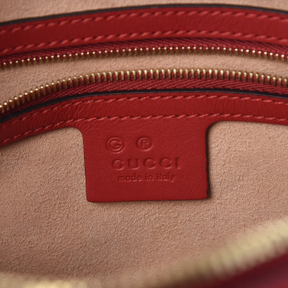 Gucci GG Supreme Monogram Blooms Small Boston Beige Blue Navy Hibiscus Red 6 of 9
