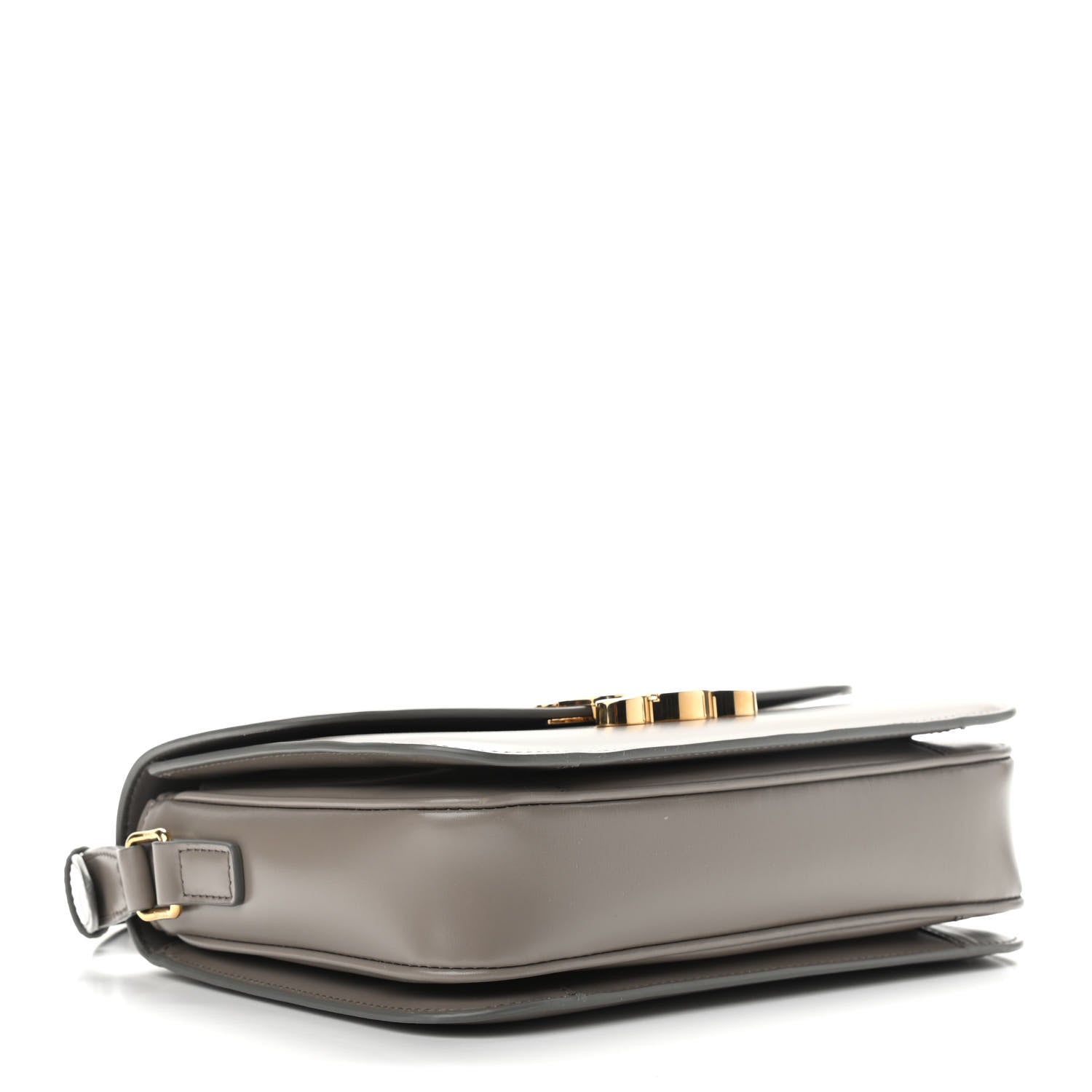 Celine Shiny Calfskin Medium Triomphe Pebble 4 of 10