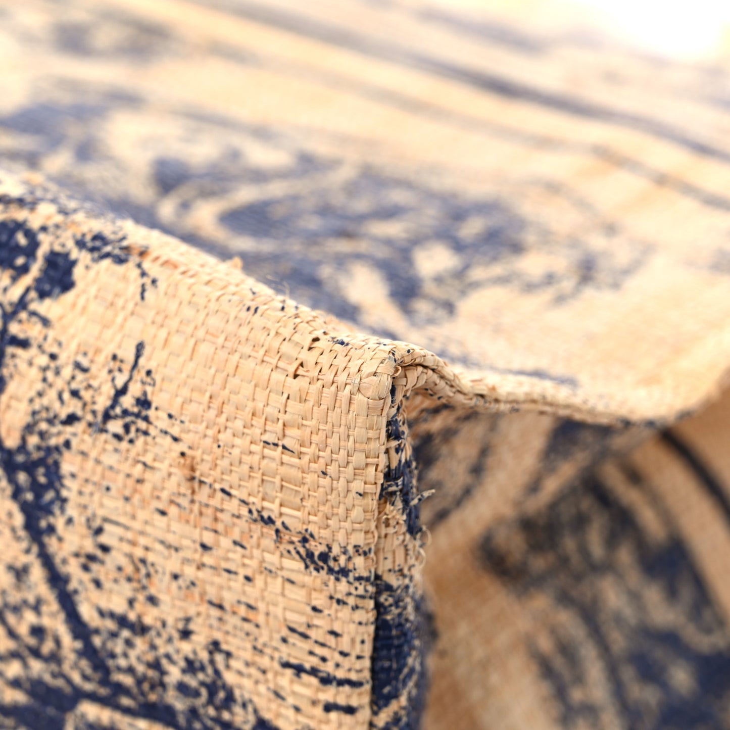 Straw Dioriviera Tote Beige