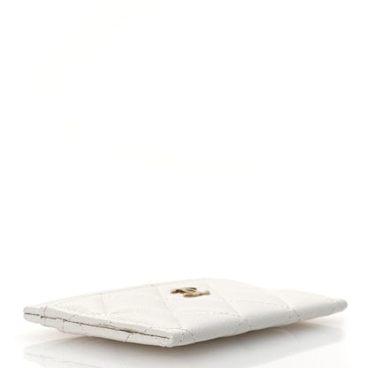 Chanel Caviar Quilted Card Holder White 4 of 11