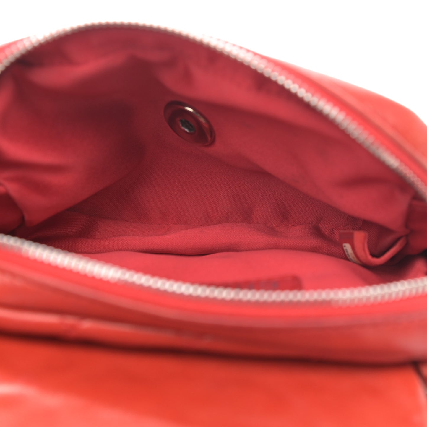 Lambskin Quilted New Mini Flap Red