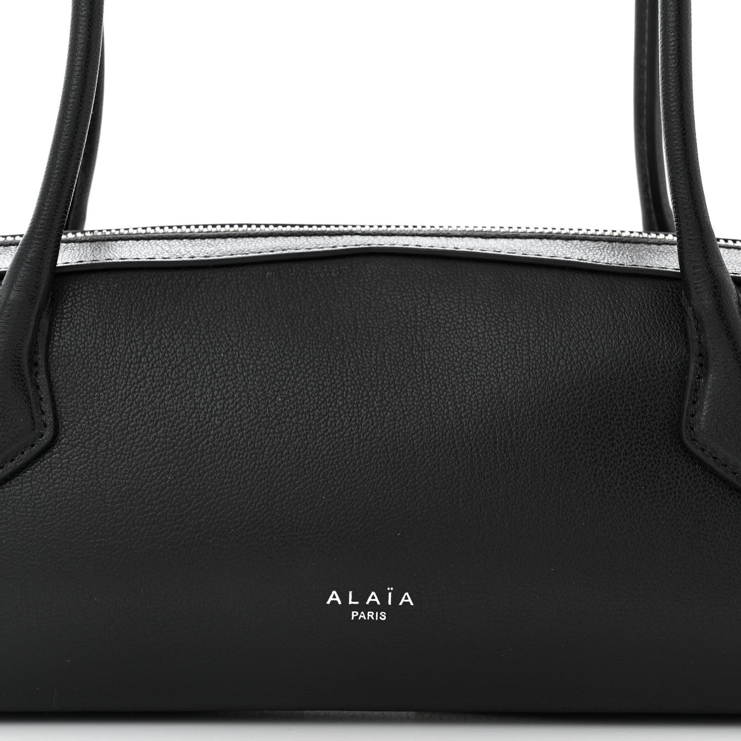 Shiny Goatskin Medium Le Teckel Bag Black