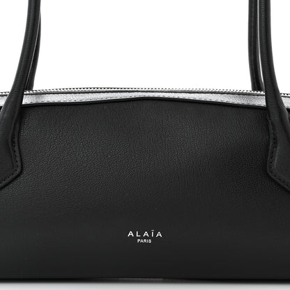 Alaia Shiny Goatskin Medium Le Teckel Bag Black 8 of 10