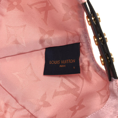 Louis Vuitton Polyester Silk Monogram LV Get Ready Cap L Pink 7 of 9