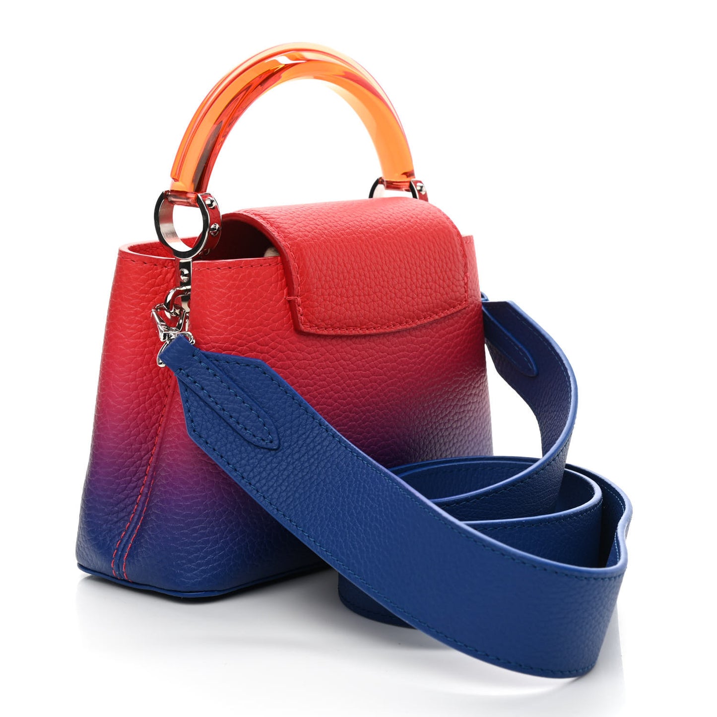 Taurillon Ombre Mini Capucines Blue