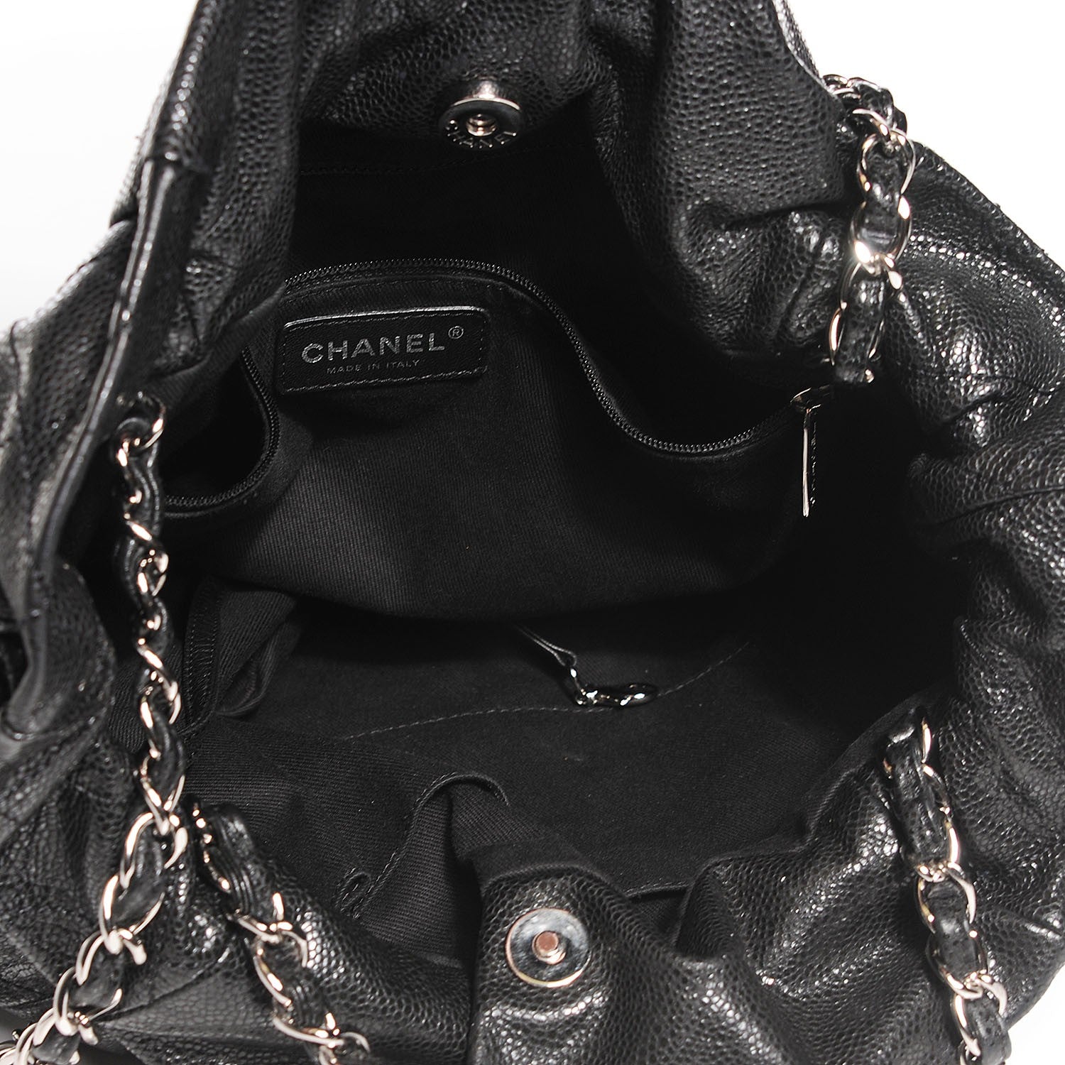 Chanel Caviar 31 Drawstring Tote Black 5 of 7