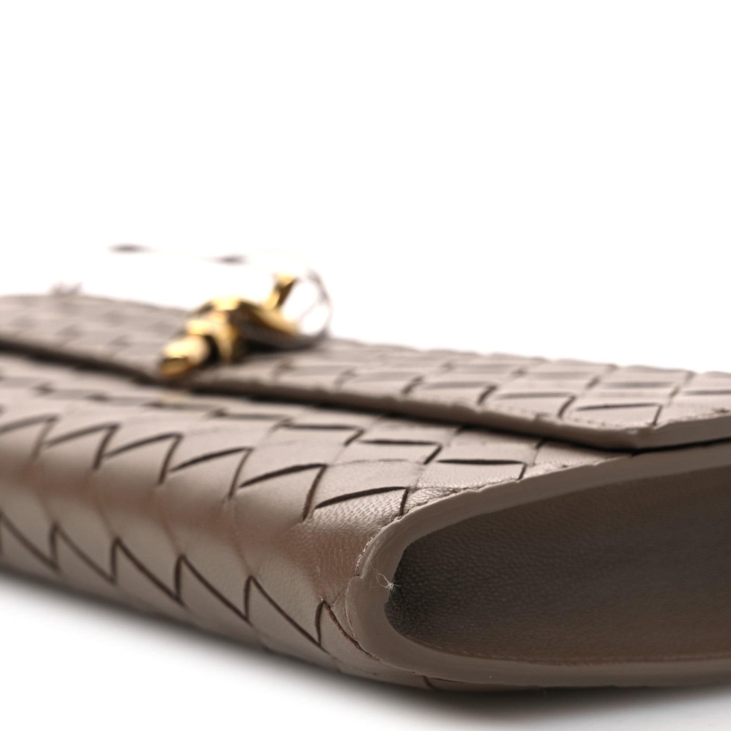 Bottega Veneta Nappa Intrecciato Long Andiamo Top Handle Clutch Pinecone 10 of 11