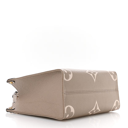 Louis Vuitton Empreinte Monogram Giant Onthego PM Tourterelle Creme 4 of 10