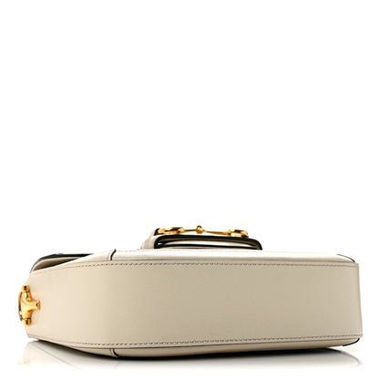 Gucci GG Supreme Monogram Web Mini Horsebit 1955 Shoulder Bag Beige Mystic White 4 of 13