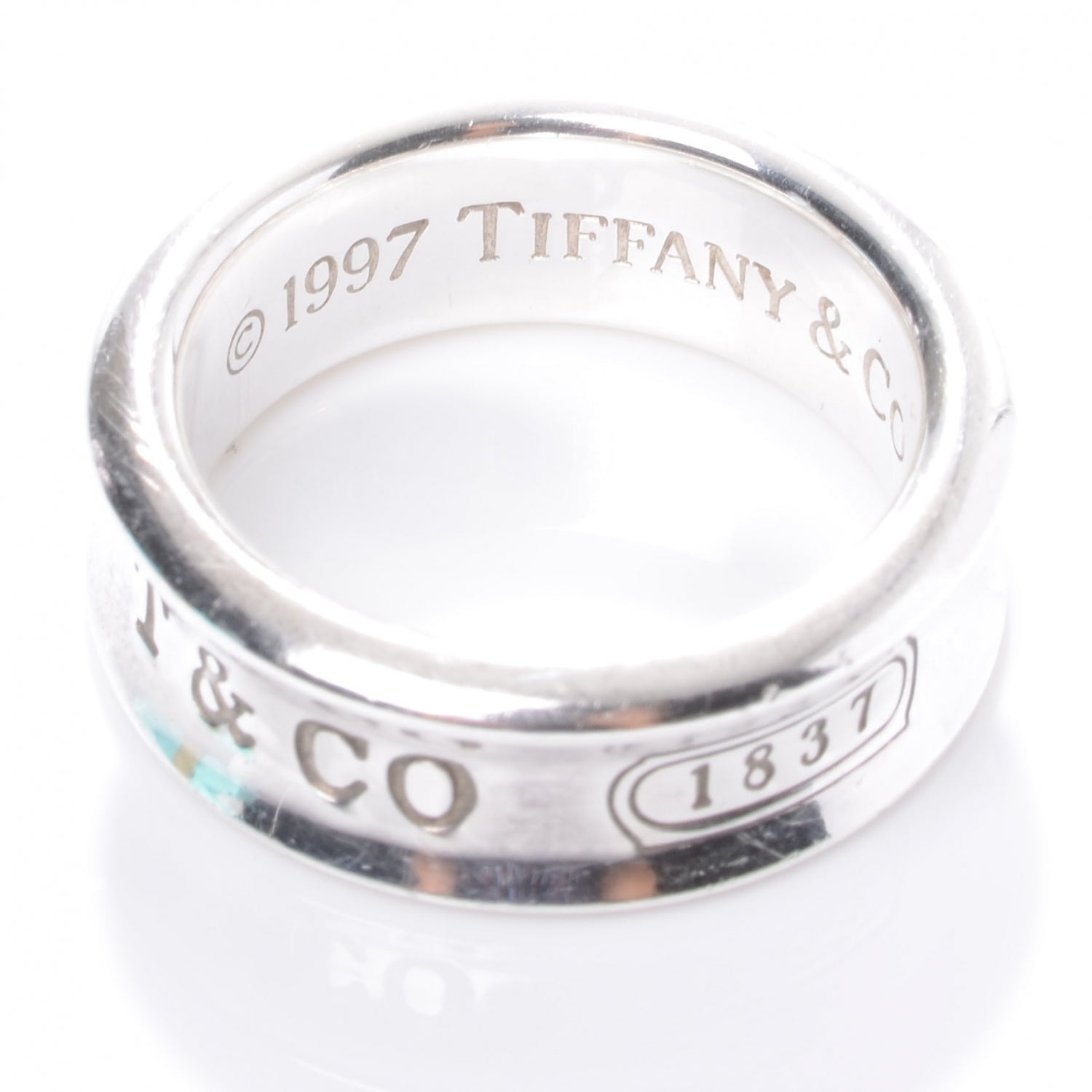 Tiffany Sterling Silver 1837 Ring 6 5 of 6