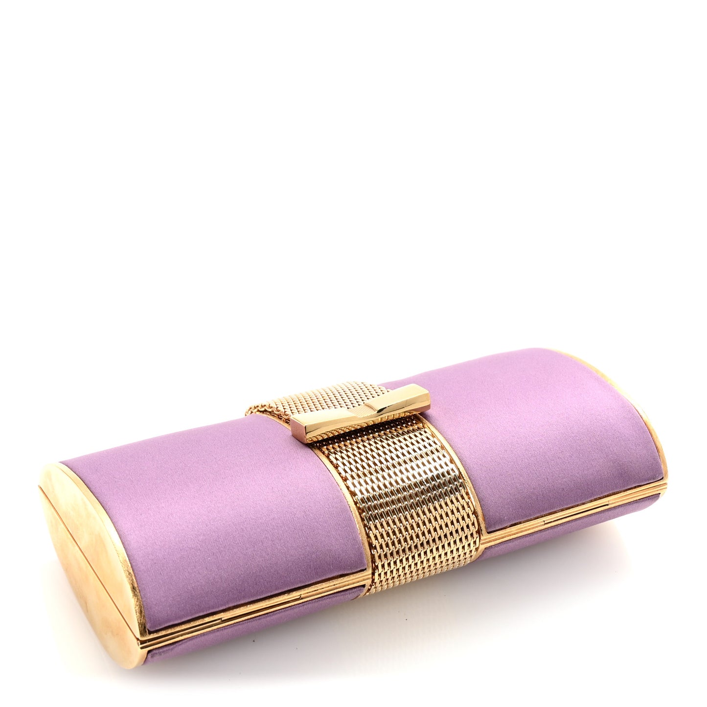 Satin Clutch Purple
