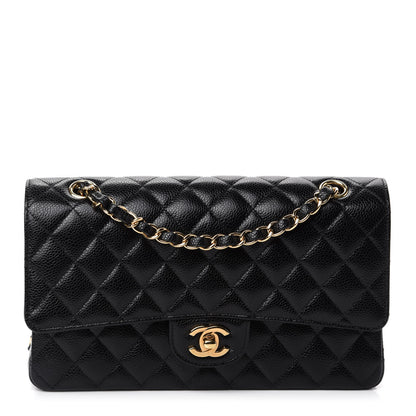 Chanel Caviar Quilted Medium Double Flap Black 1 of 12