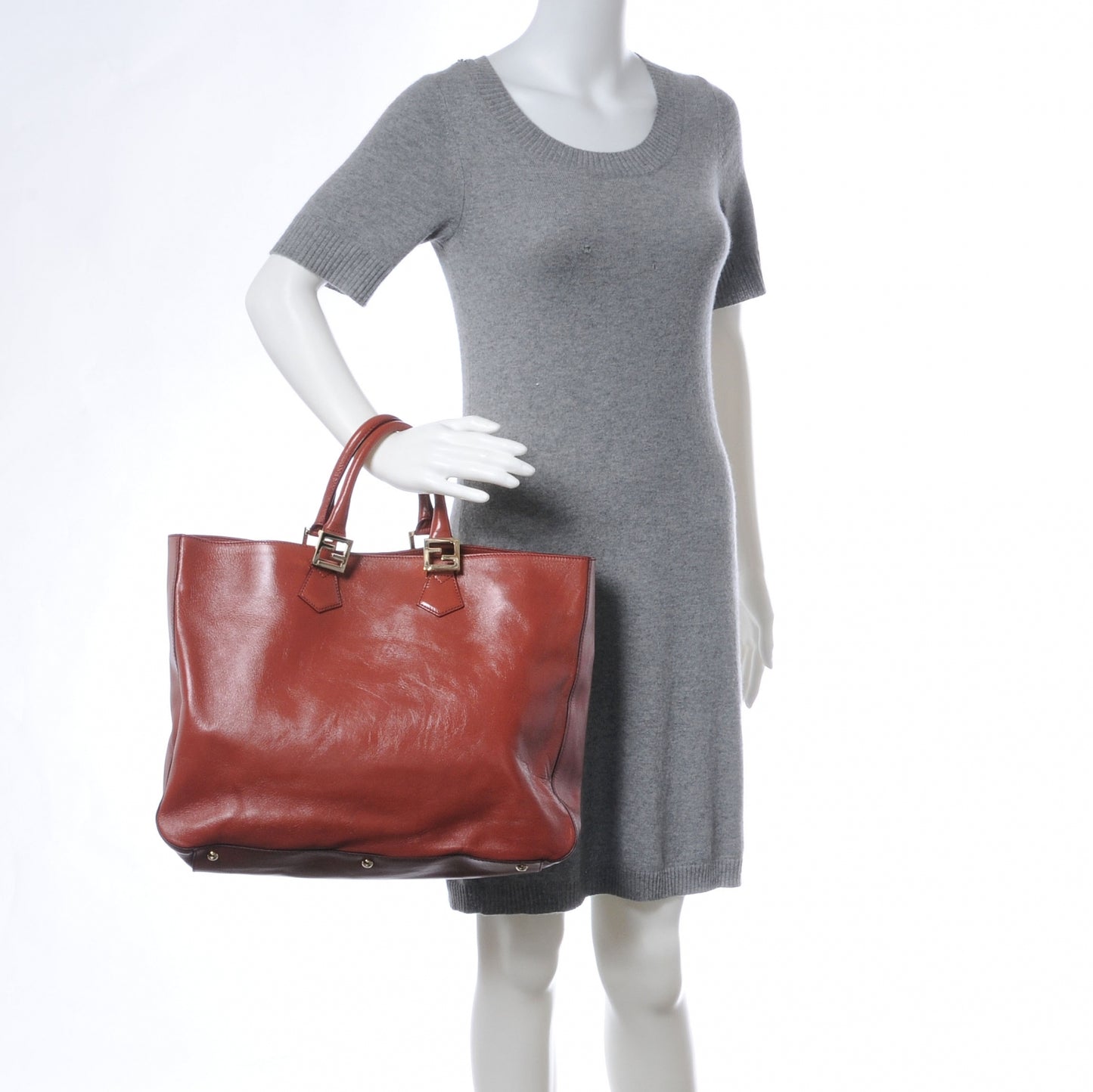 Vitello Acqua Large Twins Tote Pompei