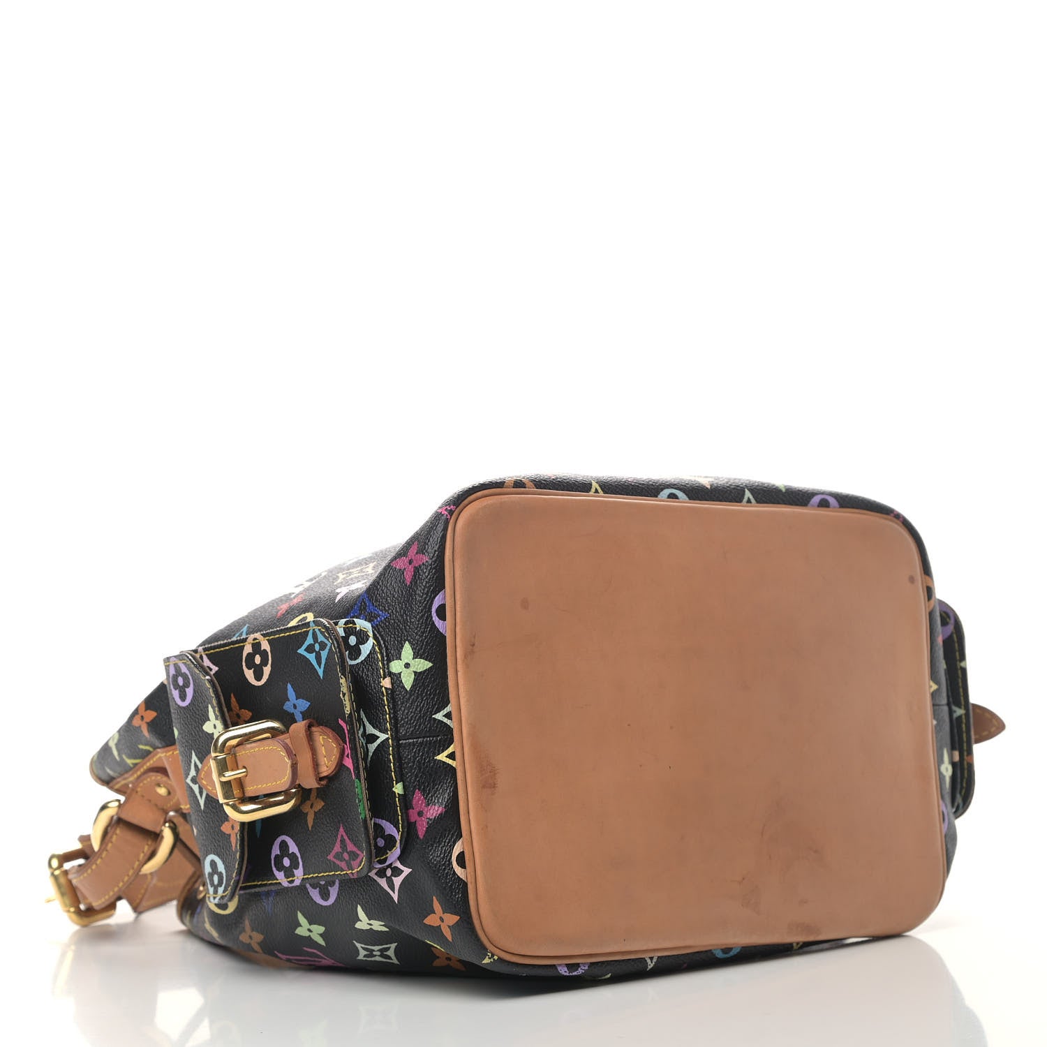Louis Vuitton Monogram Multicolor Petit Noe Black 3 of 10