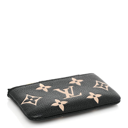 Louis Vuitton Empreinte Monogram Giant Key Pouch Black Beige 4 of 7