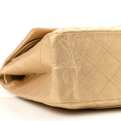Chanel Metallic Aged Calfskin Quilted 2.55 Reissue 227 Flap Gold 8 of 10
