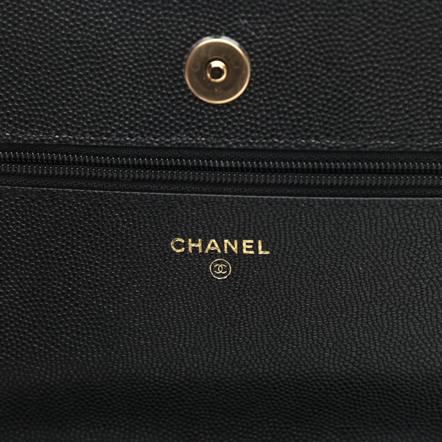Chanel Caviar Quilted Pocket Twins Wallet On Chain WOC Black 6 of 12