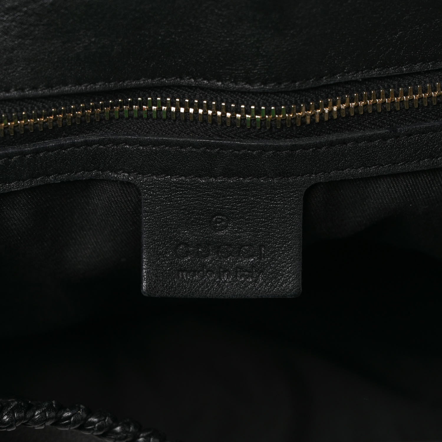 Gucci Calfskin Large Horsebit Chain Hobo Black 6 of 11