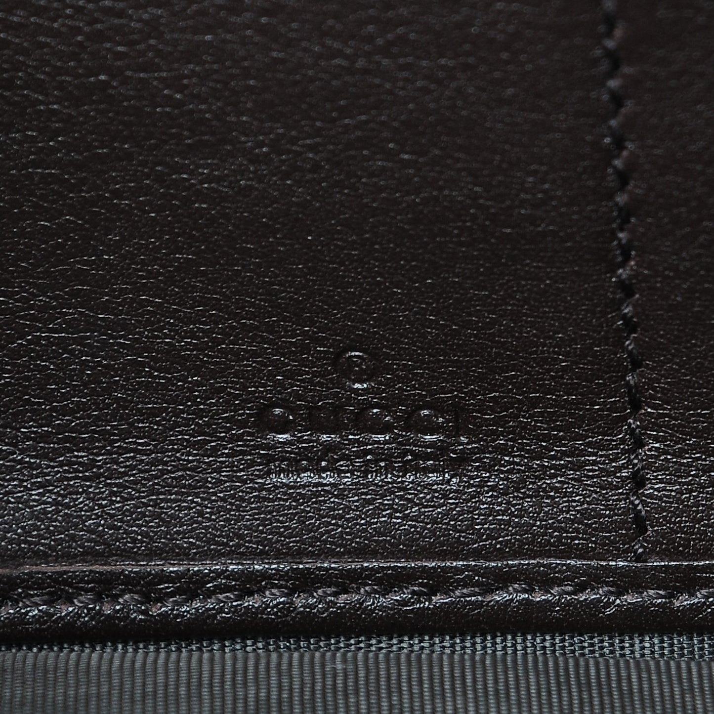 Guccissima Signature Microguccissima Bree Zip Around Wallet Chocolate
