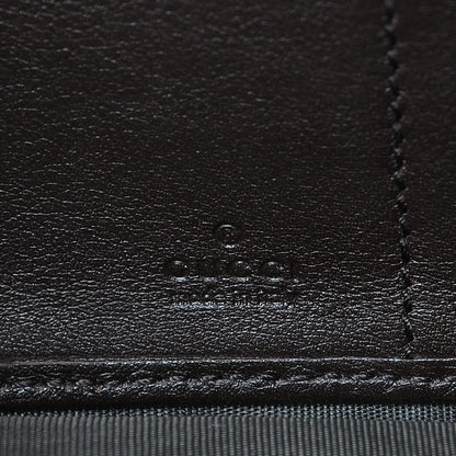 Gucci Guccissima Signature Microguccissima Bree Zip Around Wallet Chocolate 6 of 9